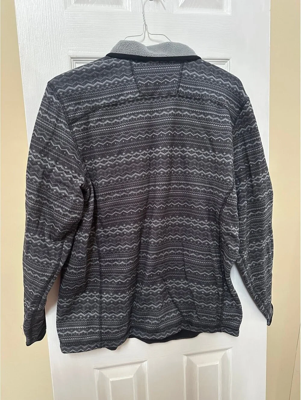 The north face 1/4 zip pullover size men’s large